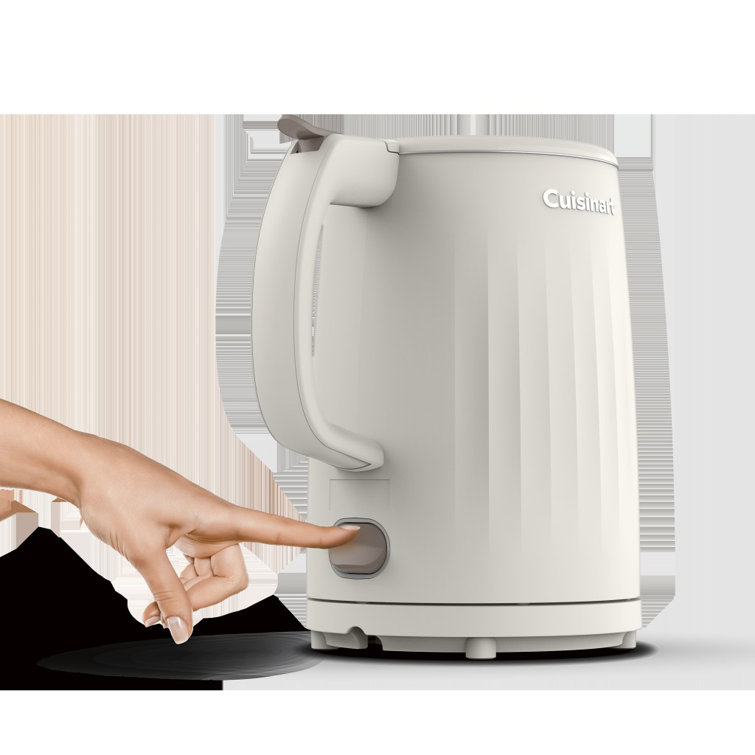 Truffle White 1-Liter Stainless Steel Electric Kettle