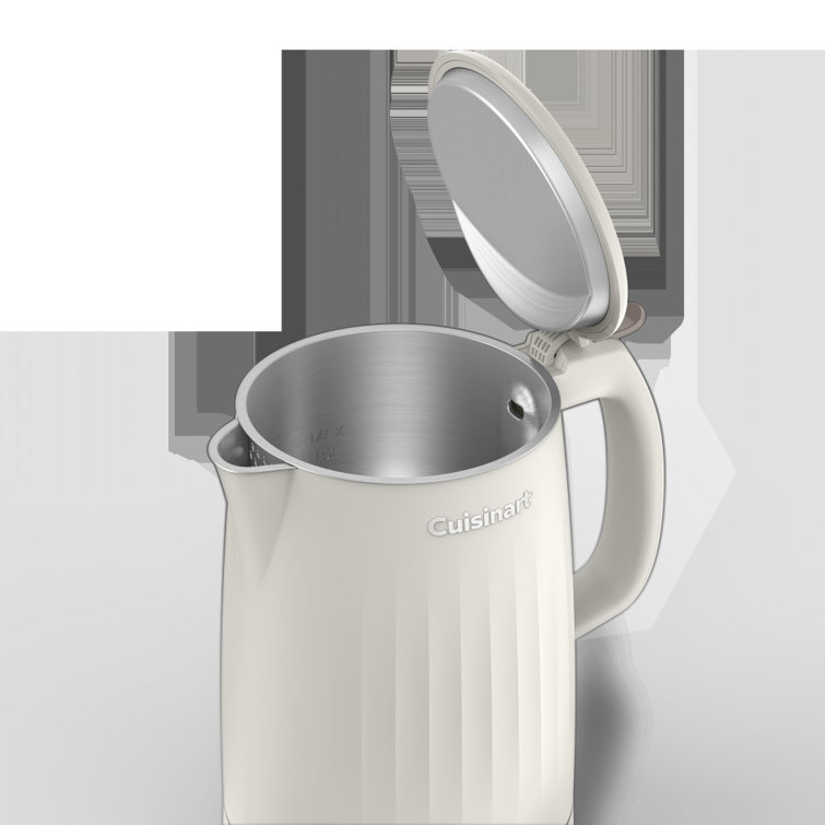 Truffle White 1-Liter Stainless Steel Electric Kettle