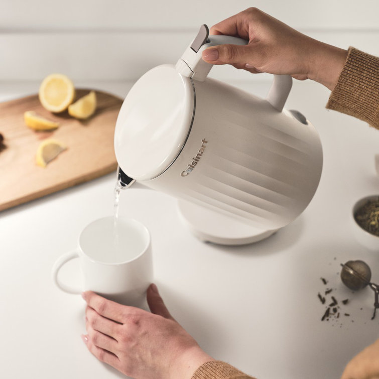 Truffle White 1-Liter Stainless Steel Electric Kettle