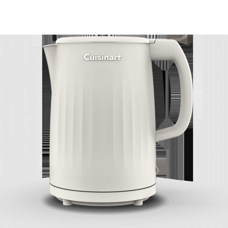 Truffle White 1-Liter Stainless Steel Electric Kettle