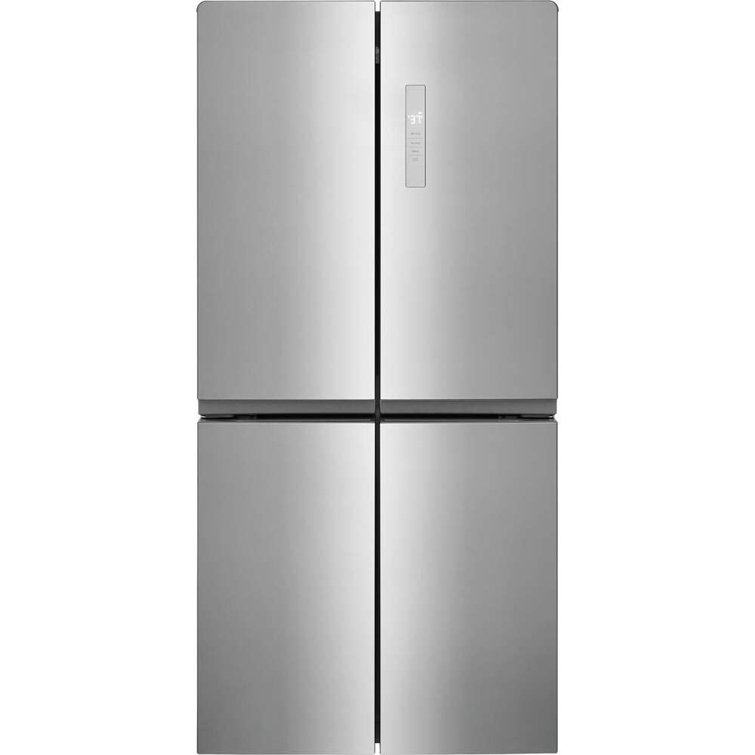 Brushed Steel 17.4 Cu. Ft. Smart French Door Refrigerator