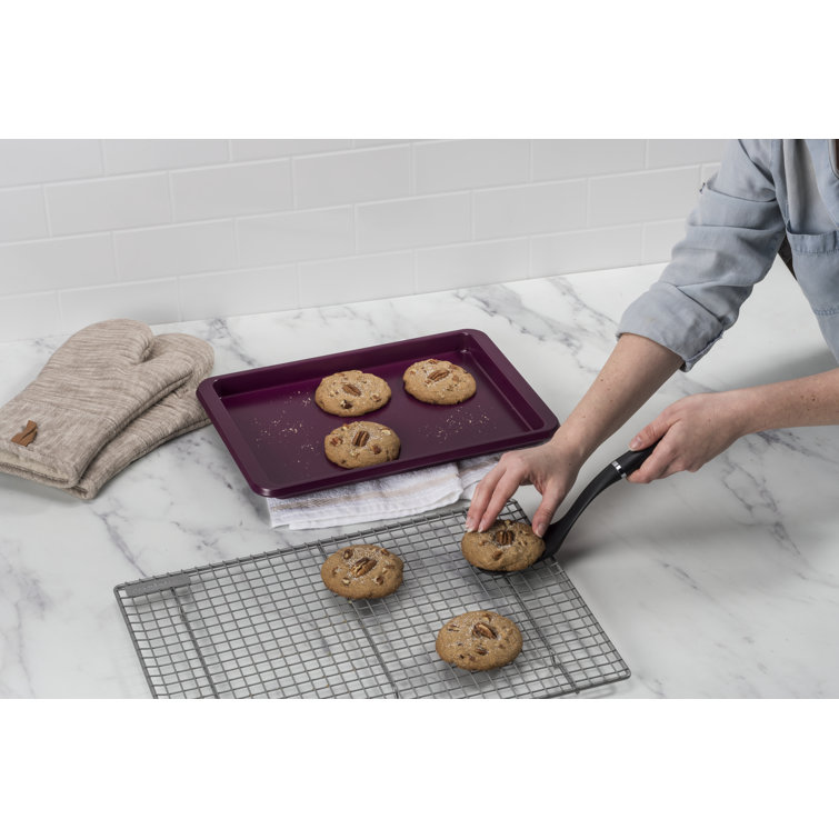 Beetroot Purple Nonstick Aluminized Steel 9x13 Cookie Sheet