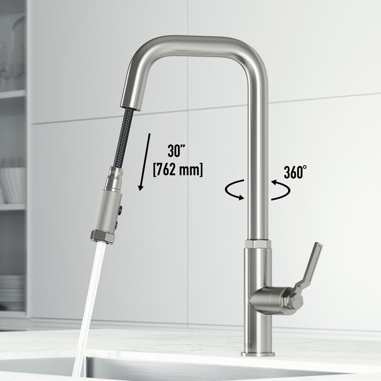 Hart 18" Stainless Steel Pull-Down Kitchen Faucet