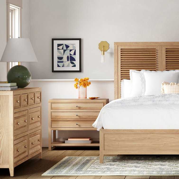 Sand Dune 2-Drawer Nightstand with USB Ports