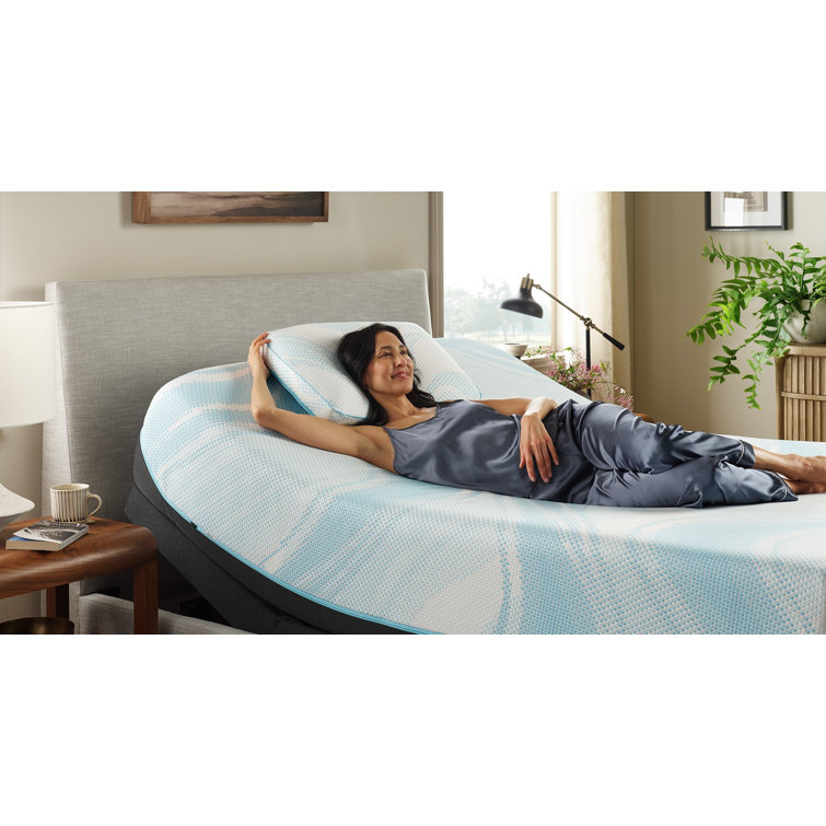 Tempur-Pedic Queen Light Blue Cooling Memory Foam Pillow