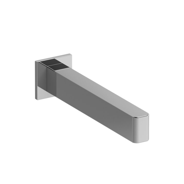 Modern Chrome Wall Mounted Tub Spout