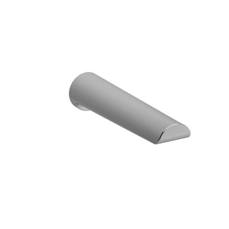 Elegant Chrome Wall Mounted Tub Spout with Parabolic Design