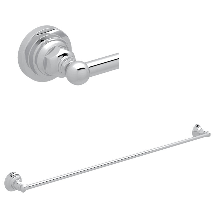 Polished Nickel 18" Single Wall Mount Towel Bar
