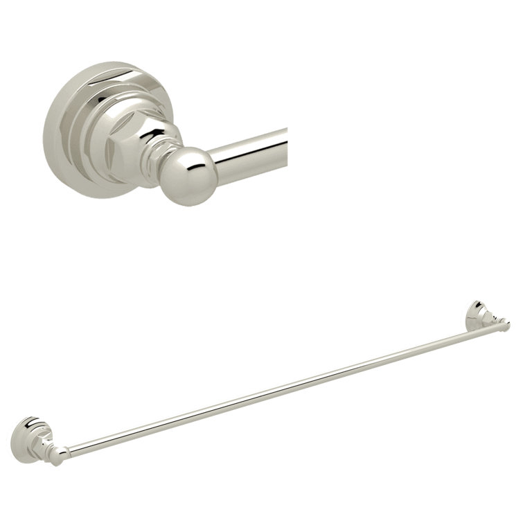 Polished Nickel 18" Wall Mounted Towel Bar