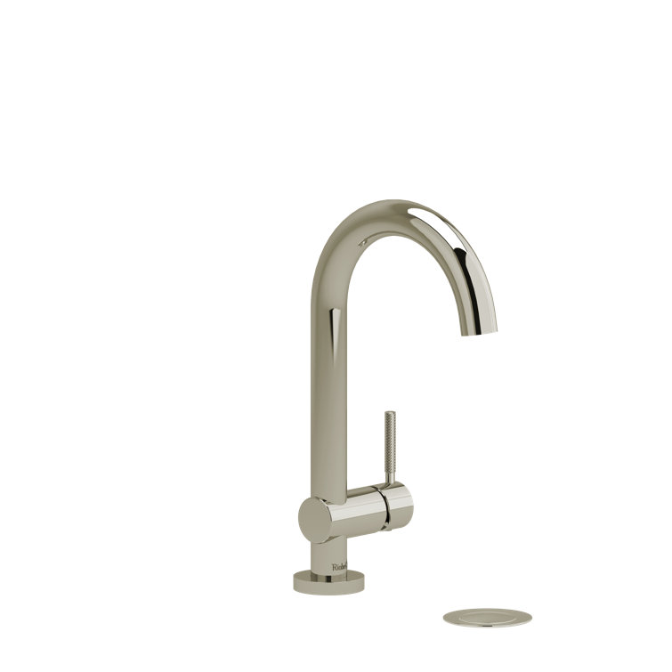 Polished Nickel Single Handle Deck Mounted Faucet