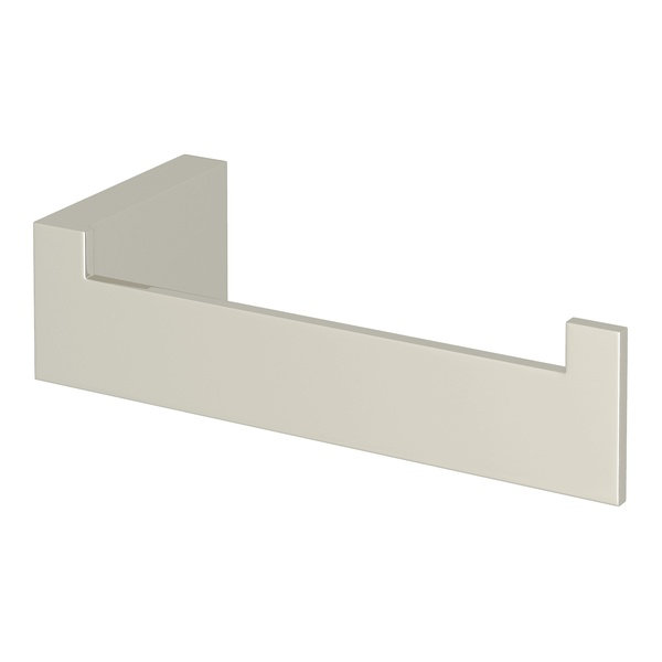 Contemporary Polished Nickel Wall Mount Toilet Paper Holder