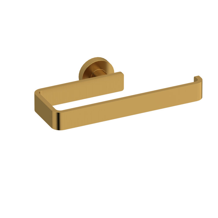 Brushed Gold Modern Wall Mounted Towel Ring