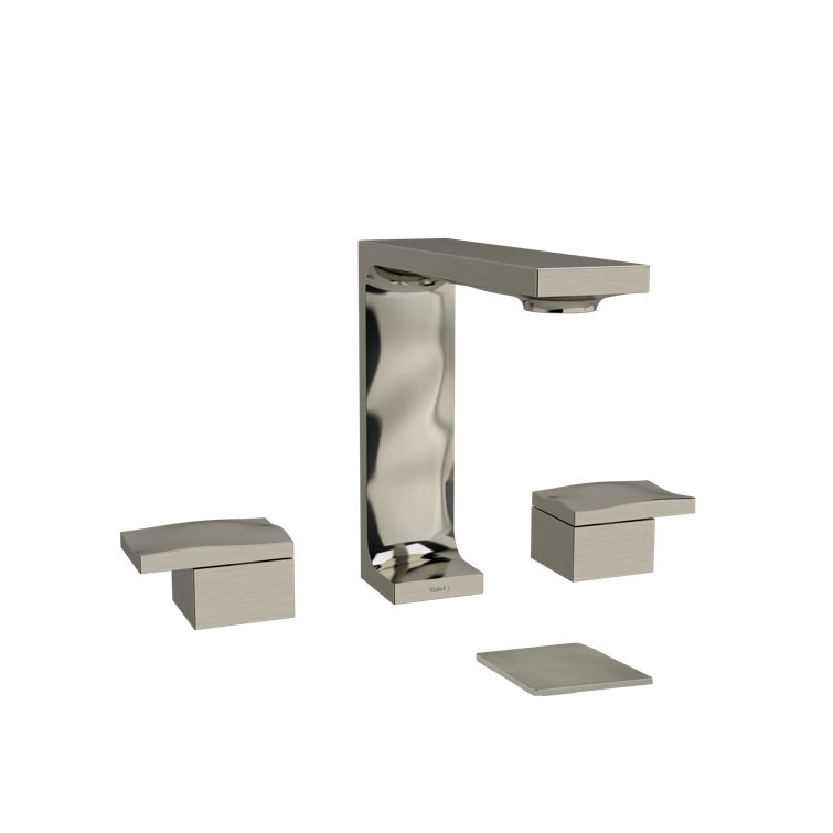 Modern Black Nickel Widespread Brass Bathroom Faucet