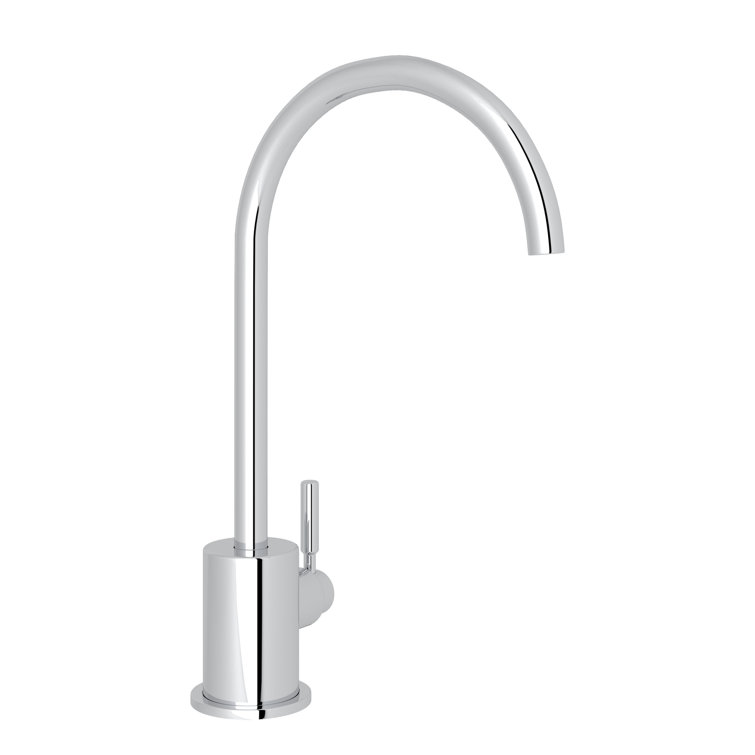 Polished Chrome Stainless Steel Kitchen Faucet with Pull-out Spray