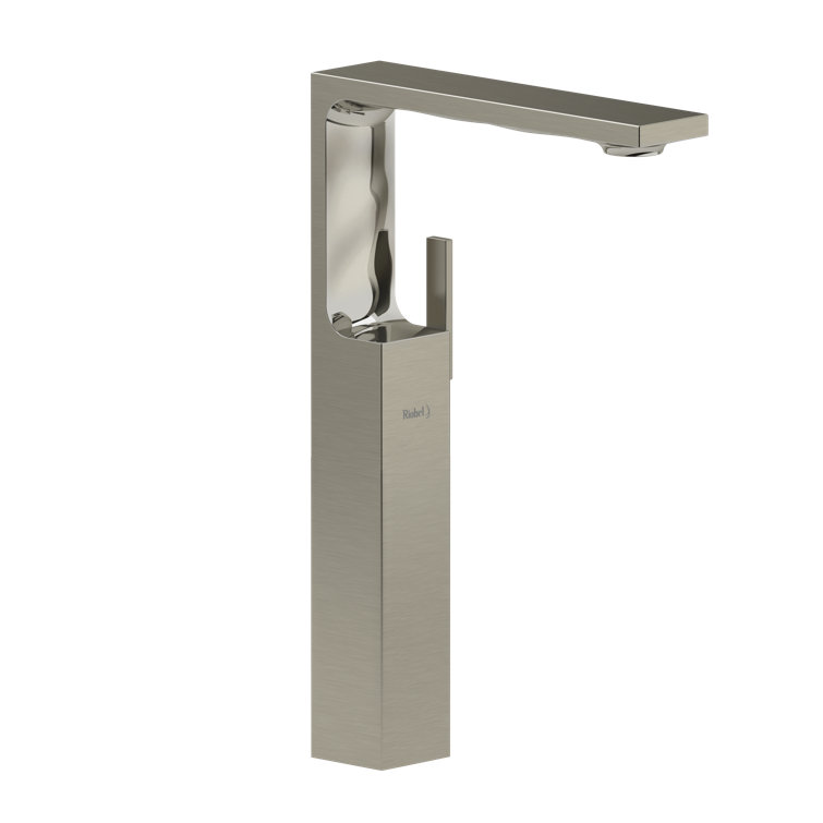 Brushed Nickel Single Handle Tall Vessel Faucet