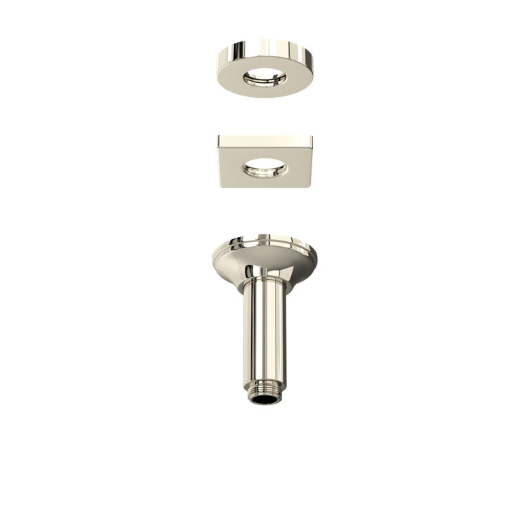 Polished Nickel Ceiling Mount Shower Arm