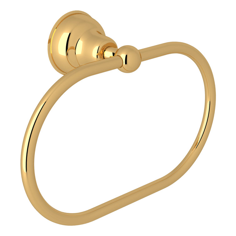Polished Nickel Wall Mounted Traditional Towel Ring