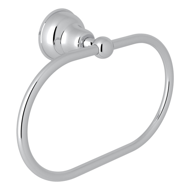 Polished Nickel Traditional Wall Mounted Towel Ring