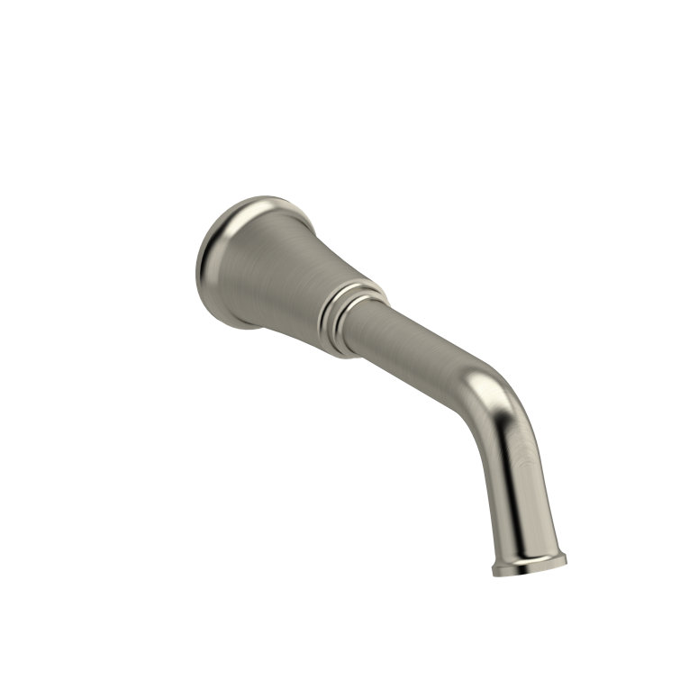 Brushed Nickel Wall Mounted Rust Resistant Tub Spout