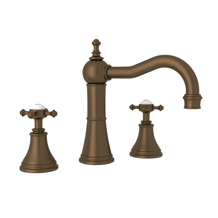 Georgian Era English Bronze Widespread Lavatory Faucet