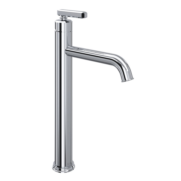 Elegante 12.5'' Polished Nickel Single Hole Vessel Faucet