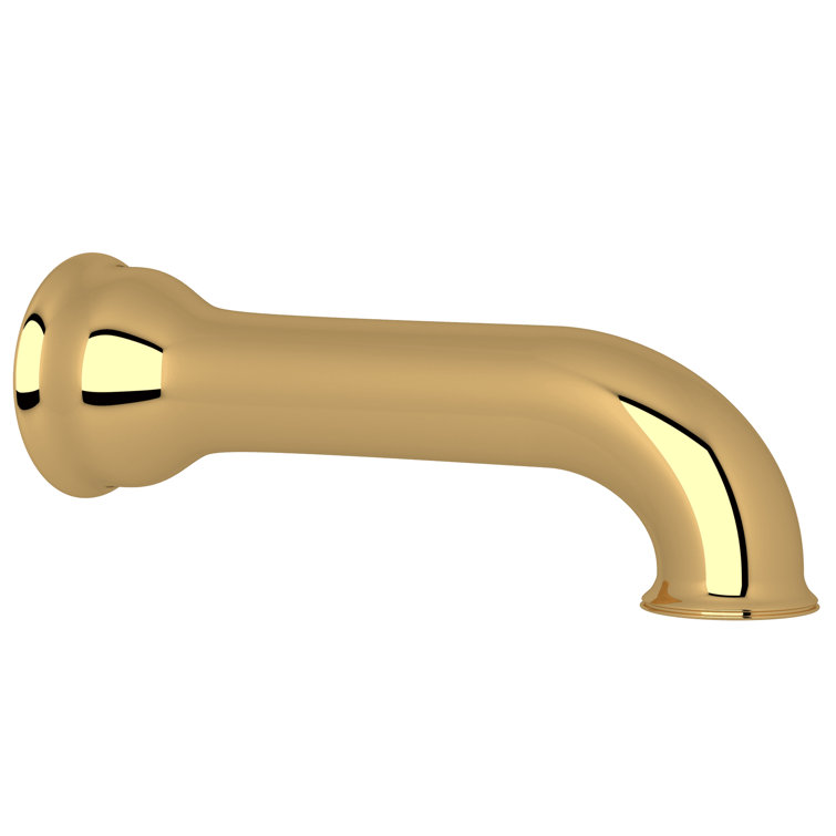 Elegant Polished Nickel Wall Mounted Tub Spout Trim