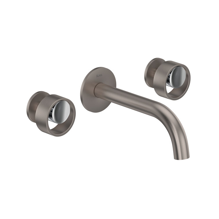 Modern Black Nickel Wall Mounted Brass Faucet