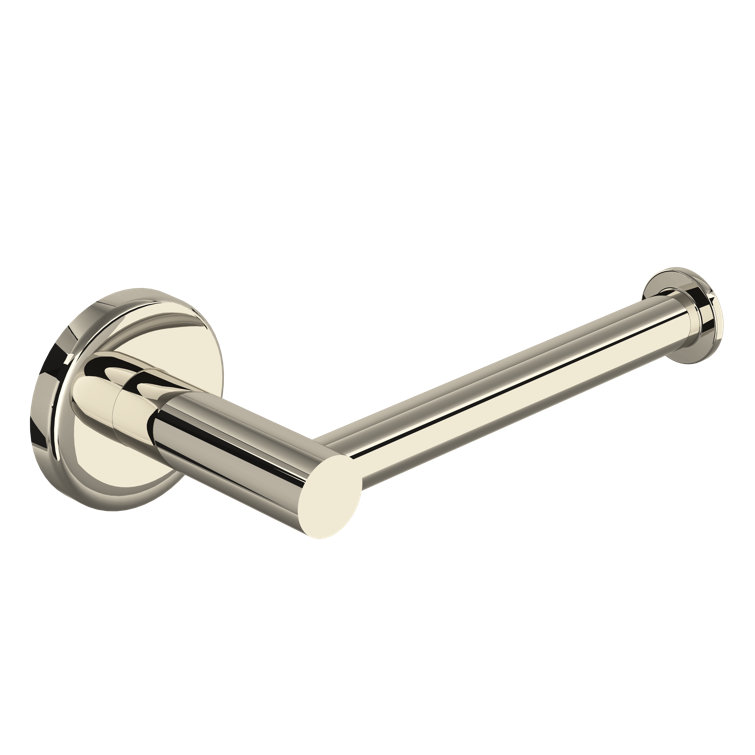 Polished Nickel Modern Wall Mount Toilet Paper Holder
