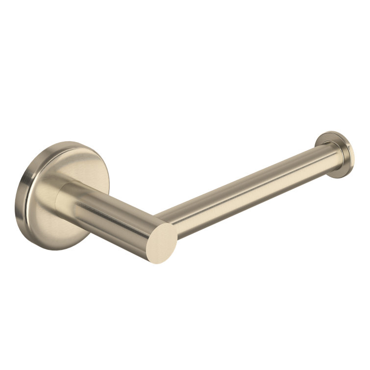Polished Nickel Modern Wall Mount Toilet Paper Holder