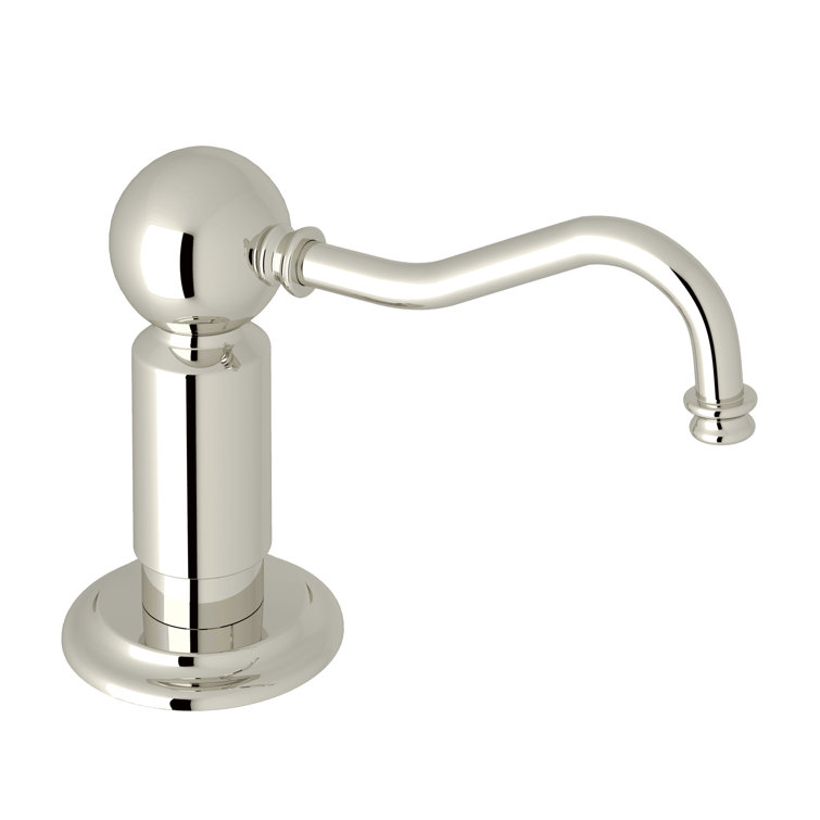 Polished Nickel Modern Soap and Lotion Dispenser