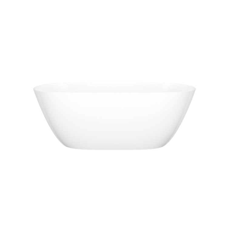 Lussari 60" White Freestanding Soaking Bathtub