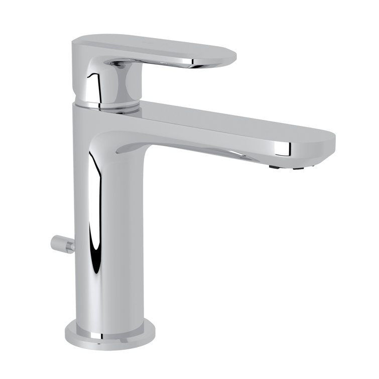 Polished Chrome Single Handle Brass Bathroom Faucet