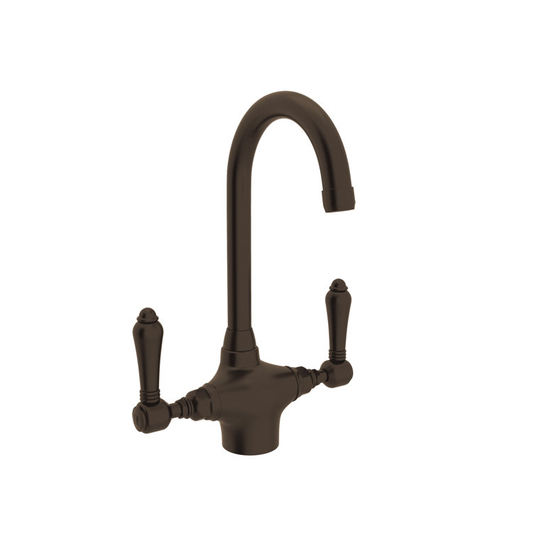 Tuscan Brass Double Handle Bar/Prep Faucet