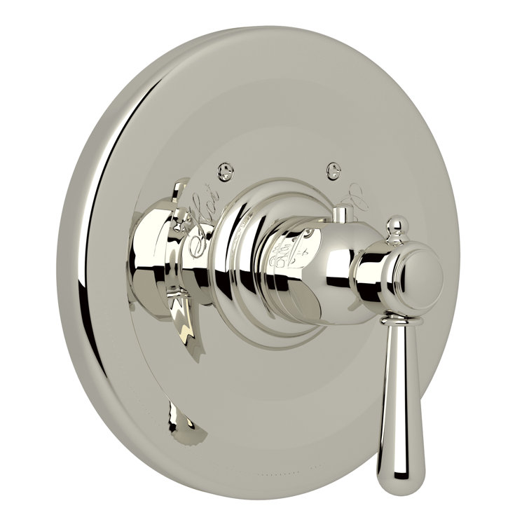 Verona Polished Nickel Country Rustic Wall-Mounted Shower Trim