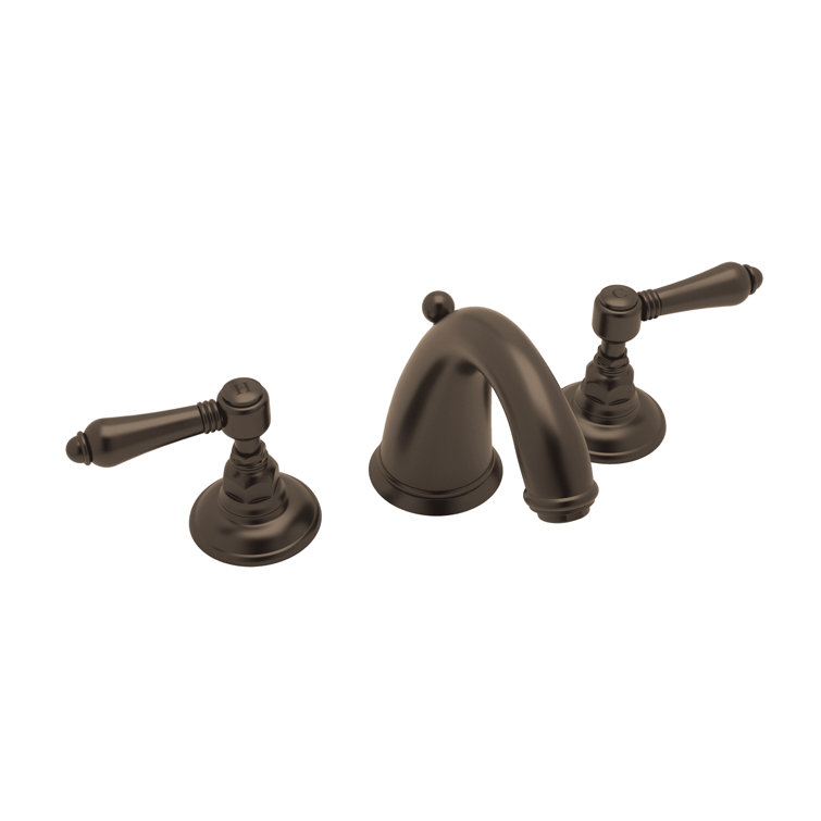 Elegant Polished Nickel Widespread Bathroom Faucet with Porcelain Handles
