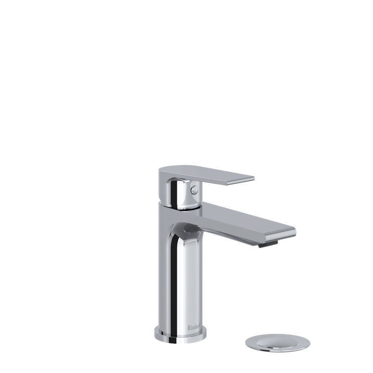 Modern Black Brass Single Hole Bathroom Faucet