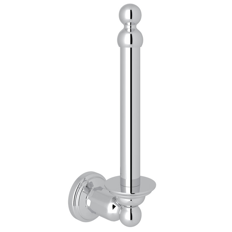 Polished Nickel Wall Mount Spare Toilet Paper Holder