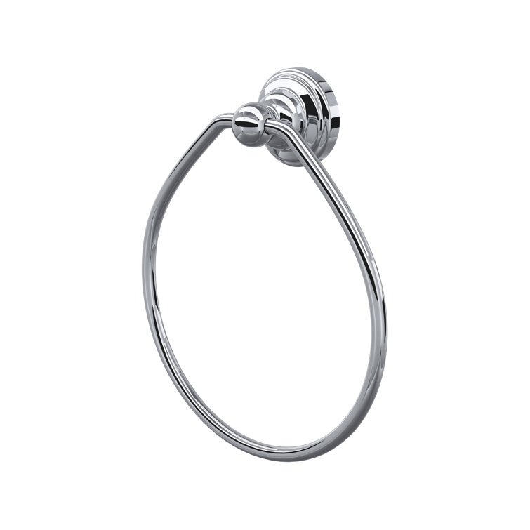 Polished Nickel Traditional Wall Mounted Towel Ring