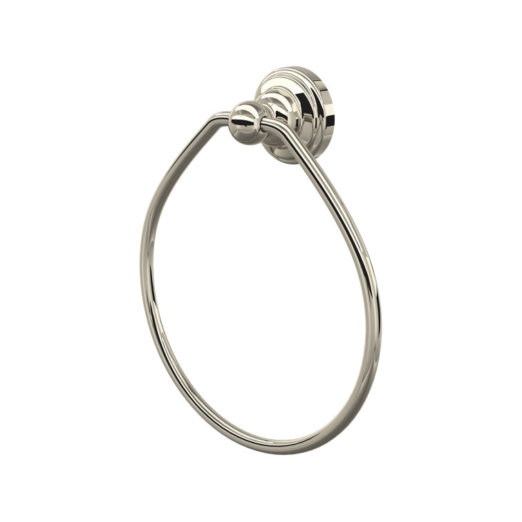 Polished Nickel Traditional Wall Mounted Towel Ring