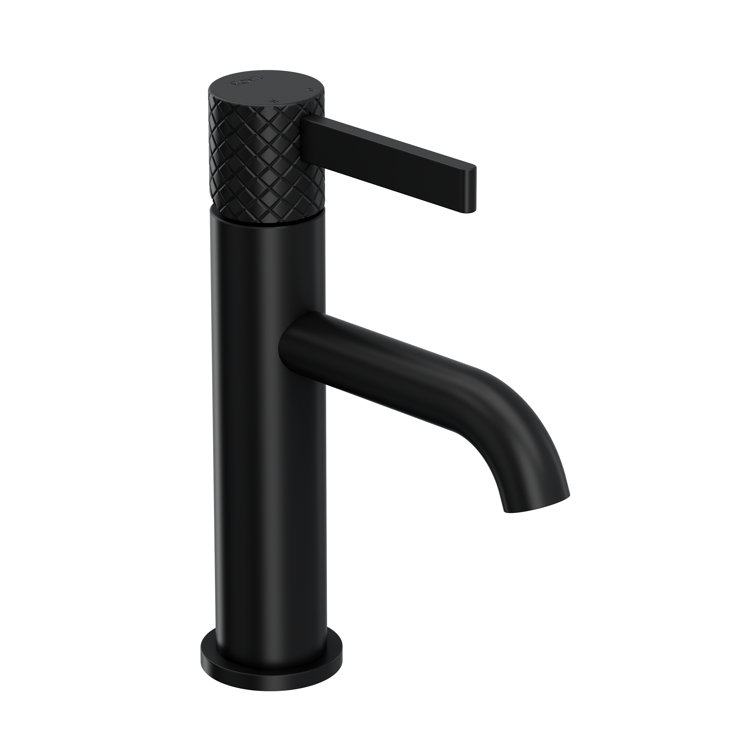 Polished Nickel Brass Single Hole Bathroom Faucet with Drain Assembly