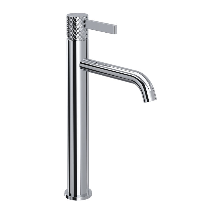 Tenerife Polished Nickel 12" Transitional Vessel Bathroom Faucet