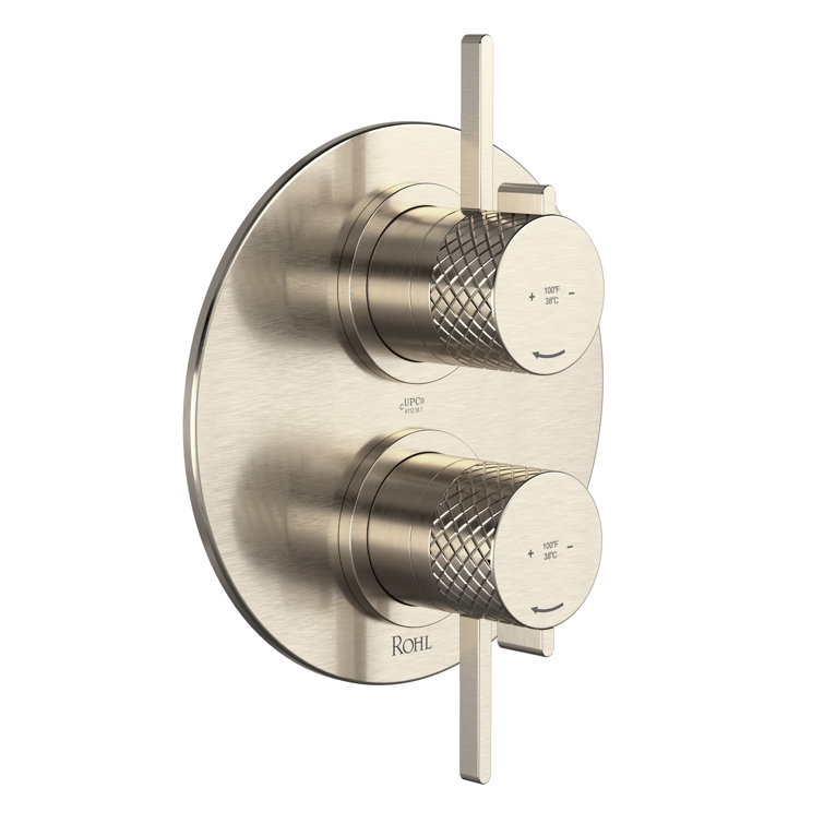Polished Nickel Transitional Lever Trims with Satin Finish
