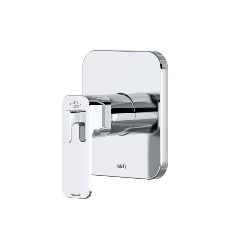 Equinox Chrome Lever Wall-Mounted Thermostatic Shower Trim