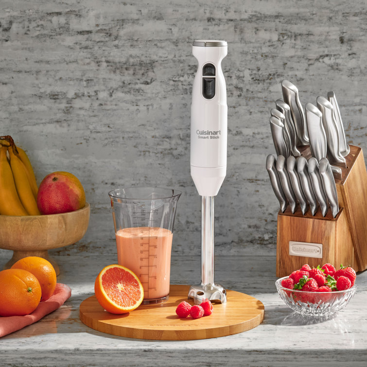 Cuisinart Smart Stick White and Silver Two-Speed Hand Blender