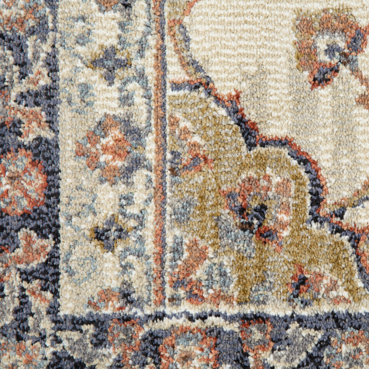 Ivory Jordan Bea Floral Synthetic 5'3" x 7'6" Area Rug