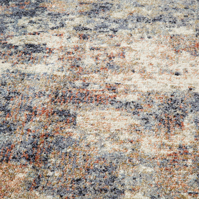 Jordan Cary Abstract Multi-Color Synthetic Area Rug 5'3" x 7'6"