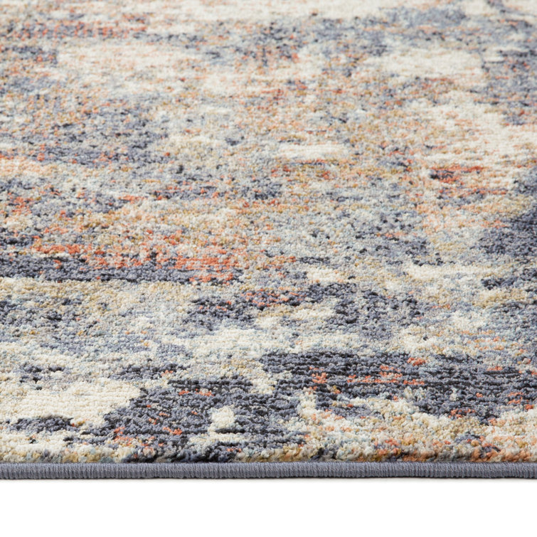 Jordan Cary Abstract Multi-Color Synthetic Area Rug 5'3" x 7'6"