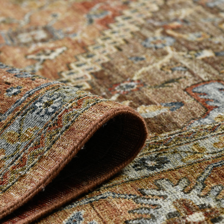Traditional Brown Hand-Knotted Wool Area Rug 2' x 3'