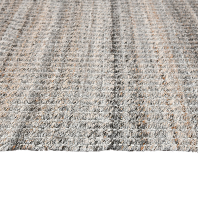 Atlantic Striped Brown Hand-Woven Outdoor Polyester Rug