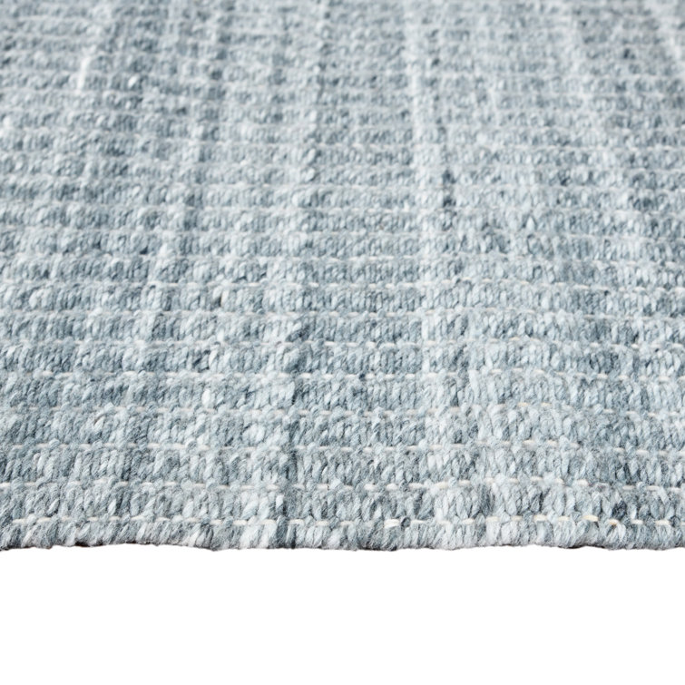 Atlantic StripedMetallic Gray Hand-Woven (Outdoor) Area Rug